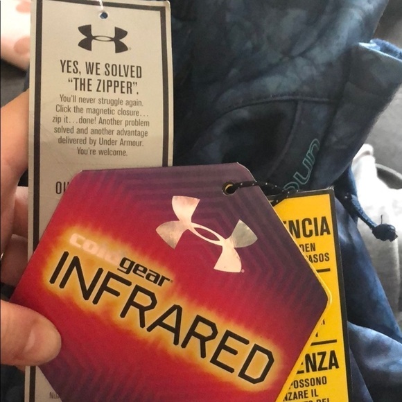 NWT Blue Fleece Lined Under Armour Jacket - Picture 8 of 8